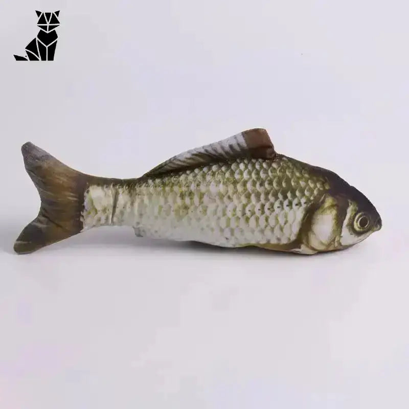 Pluszowa Ryba dla Kota Pełna Zabawy Karp Roślinożerny / 20 Cm