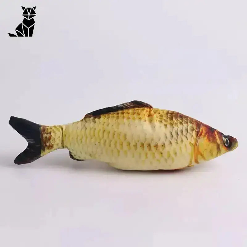 Pluszowa Ryba dla Kota Pełna Zabawy Lustrzany Karp / 20 Cm