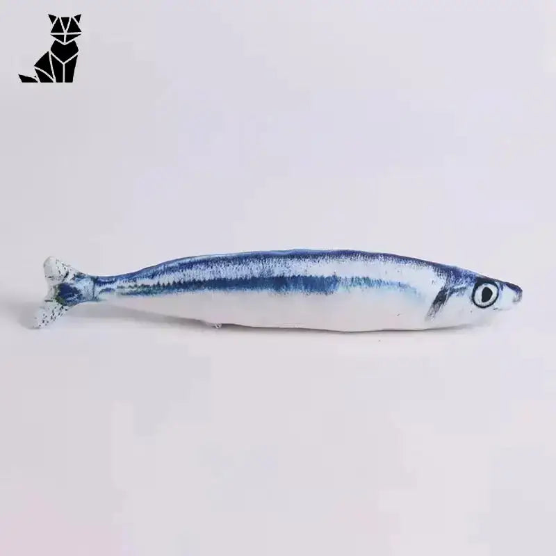 Pluszowa Ryba dla Kota Pełna Zabawy Saurel / 20 Cm