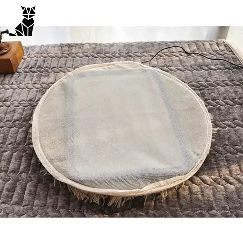 Podgrzewane Legowisko dla Kota Komfort Runda Zwierzak łóżko