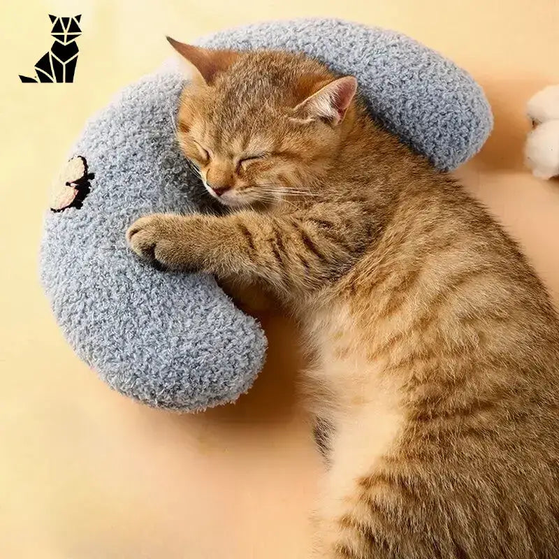 Poduszka dla Kota: Niezrównany Komfort i Relaks Miękki U-kształtny Szyja