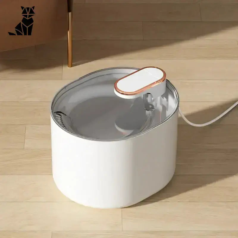 Poidełko dla Kota Fontanna – świeża Woda Codziennie Biały Zwierzak Woda