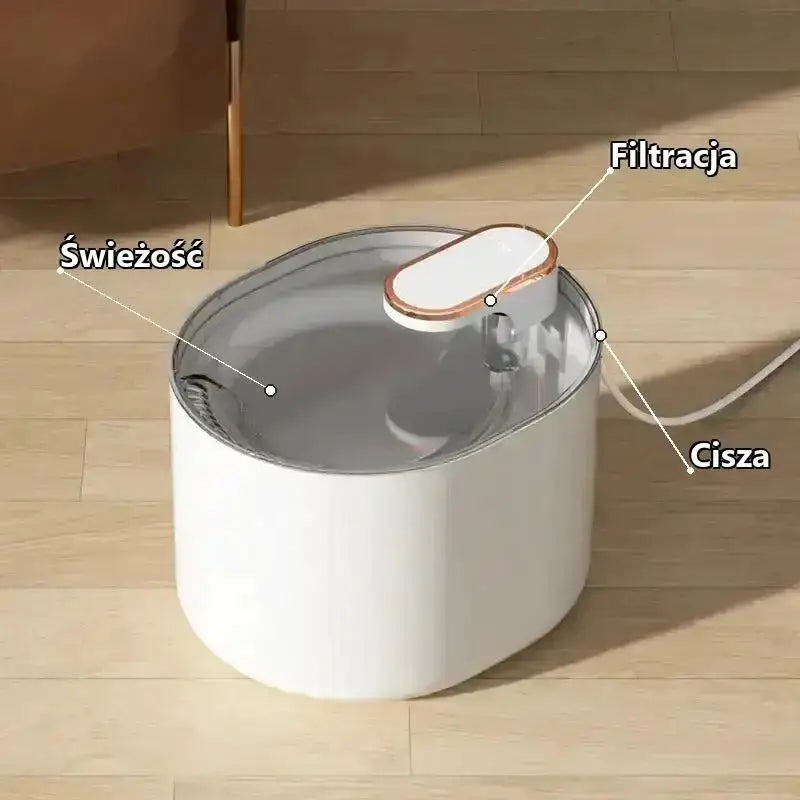 Poidełko dla Kota Fontanna z Filtracją Ciche – zdjęcie 2