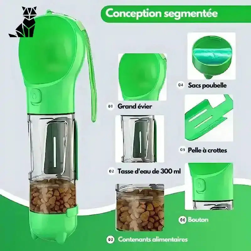 Przenosna Miska dla Psa Skladana na Spacer Wielofunkcyjny Zwierzak Woda