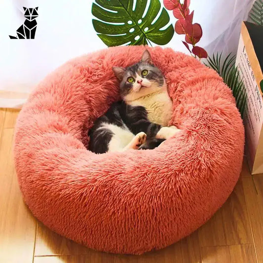 Przytulne Legowisko dla Kota na Nocne Sny Róża / 50cm / do 5kg