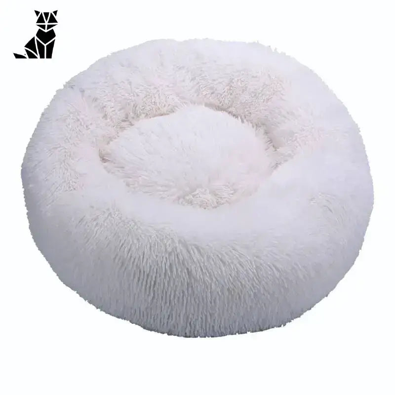 Regenerująca Poduszka dla Kota – Komfort i Zdrowy Sen Puszysty Runda Biały