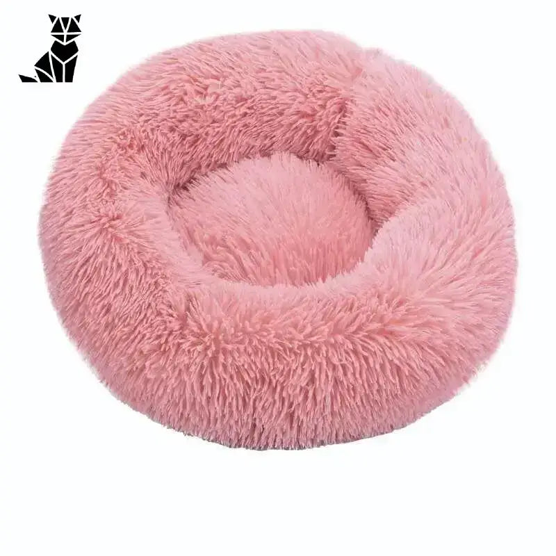 Regenerująca Poduszka dla Kota – Komfort i Zdrowy Sen Runda Puszysty Różowy