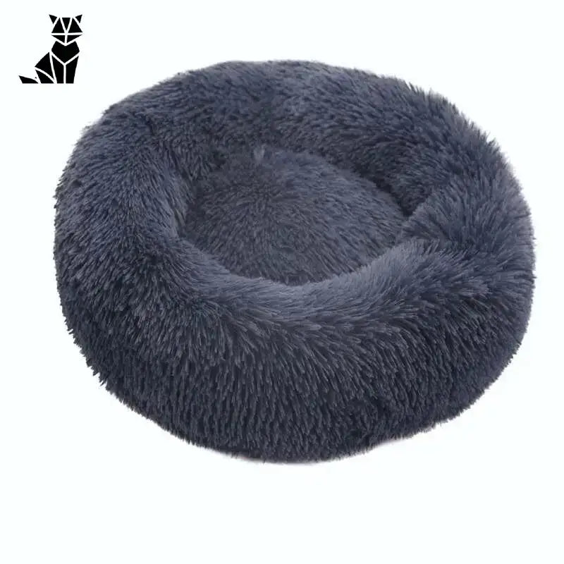 Regenerująca Poduszka dla Kota – Komfort i Zdrowy Sen Runda Puszysty Szary