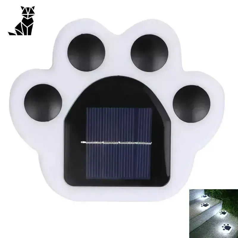 Słoneczne Lampy Ogrodowe łapy Kota Led Tytuł Domyślny Biały w Kształcie łapy Zasilany Energią Słoneczną