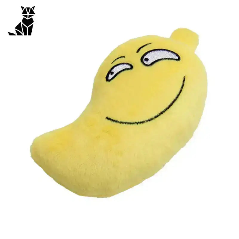 Słonecznik dla Psa Pluszowy z Piszczałką Mango Plusz żółty Banan