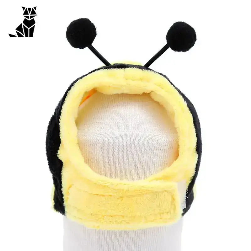 Stylowe Czapeczki dla Kota – Komfort i Trend Pszczoła Czarny żółty Plusz