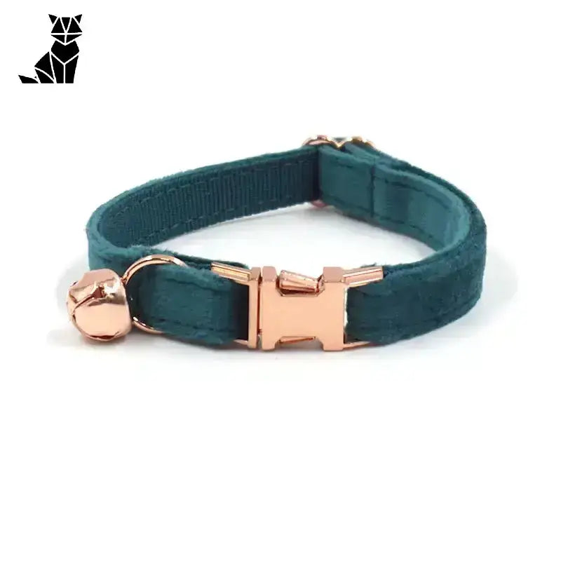 Stylowy Naszyjnik dla Kota – Komfort i Design Zielony / S(16-26 Cm)