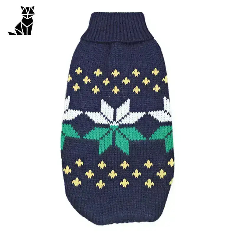 Świąteczny Sweter z Kotem Wygodny Unisex 10 / 6 Marynarka Niebieski Dzianina