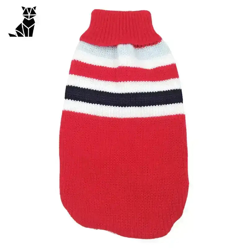 Świąteczny Sweter z Kotem Wygodny Unisex 8 / 6 Czerwony Dzianina Zwierzak