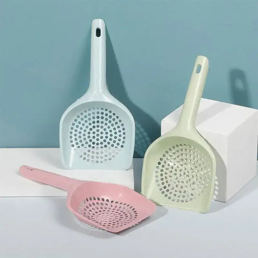 Szufelka do Kuwety Ergonomiczna dla Kota Niebieski Trzy Plastik Kot