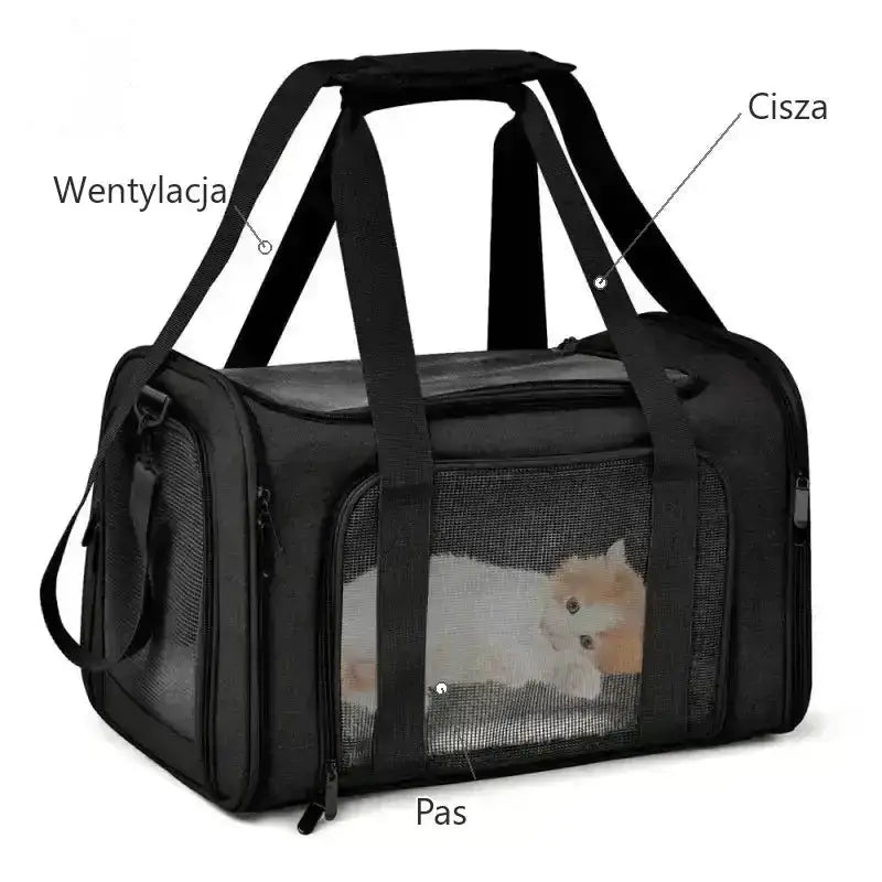 Torba do Transportu Psa Oddychająca Ergonomiczna
