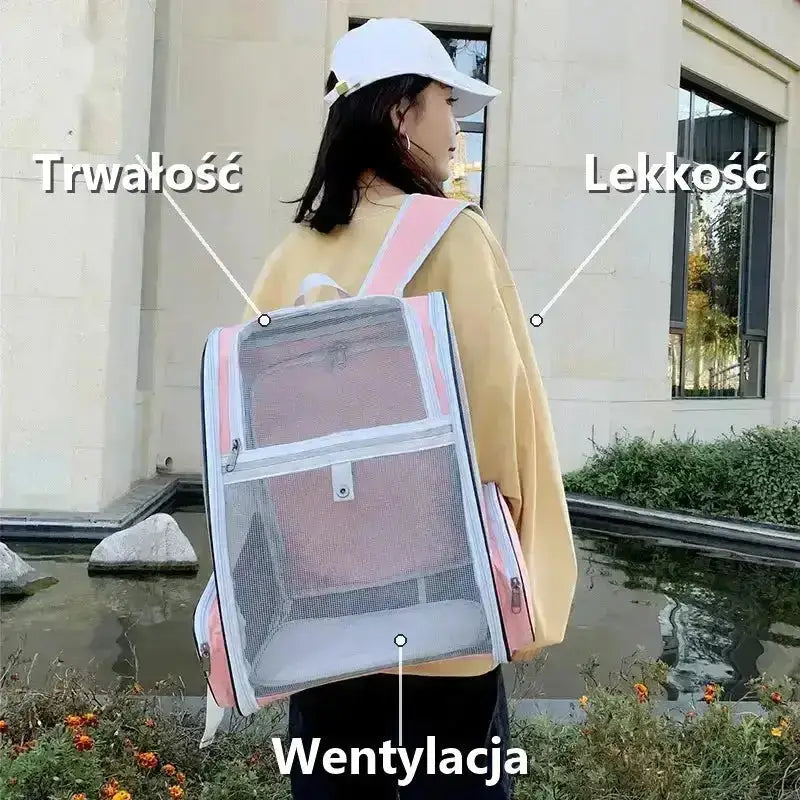Transporter dla Kota Torba Podróżna Oddychająca
