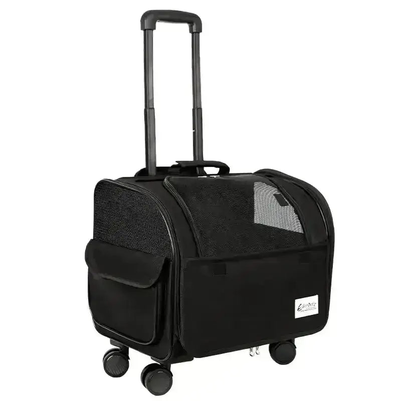 Transporter na Kółkach dla Kota i Psa Czarny