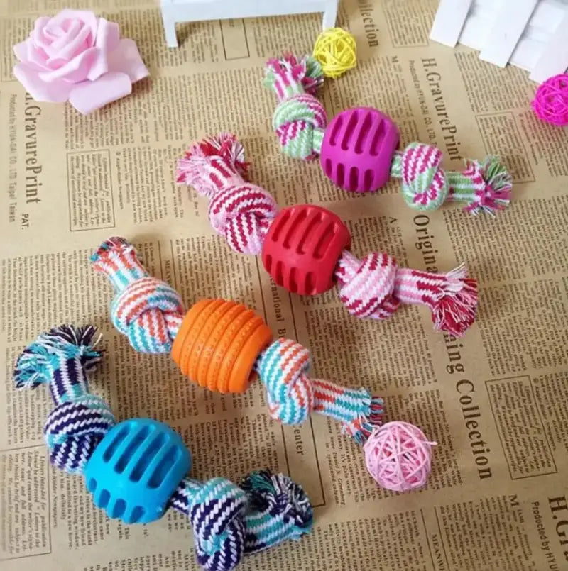 Wytrzymała Zabawka dla Psa na każdy Dzień Kolorowy Lina Guma