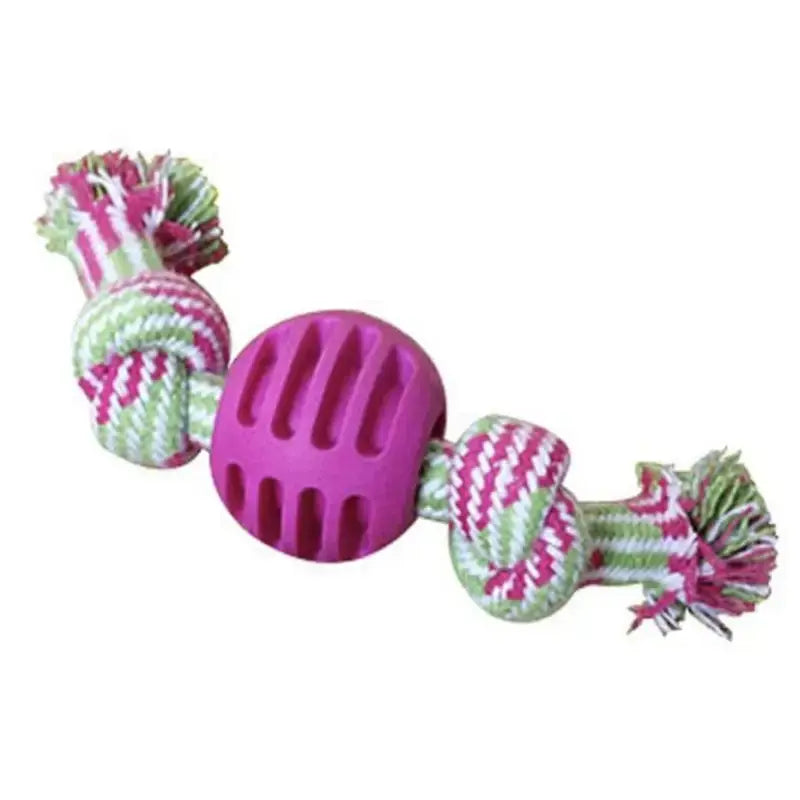 Wytrzymała Zabawka dla Psa na każdy Dzień Róża Różowy Guma Piłka