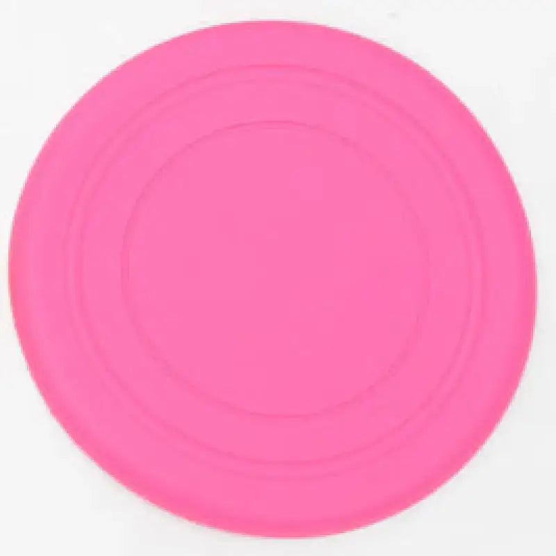 Wytrzymałe Dyski dla Psów do Zabawy na Zewnątrz Róża Solidny Różowy Plastik