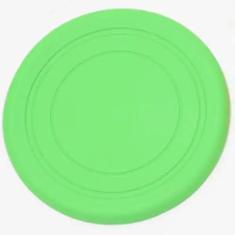 Wytrzymałe Dyski dla Psów do Zabawy na Zewnątrz Zielony Solidny Zielony Frisbee