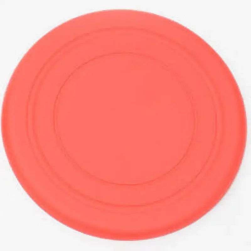 Wytrzymałe Dyski dla Psów Silikonowe Latające Róż Czerwony Plastik Frisbee