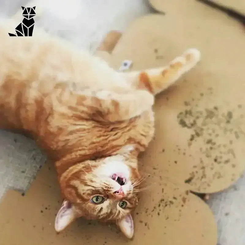 Zabawki z Kocimiętką dla Szczęśliwego Kota Pomarańczowy Pręgowany Kot