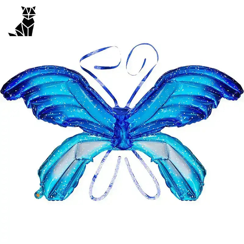 Zestaw Akcesoriów Motyl Urodzinowy dla Kota Niebieski Niebieski w Kształcie Motyla Folia