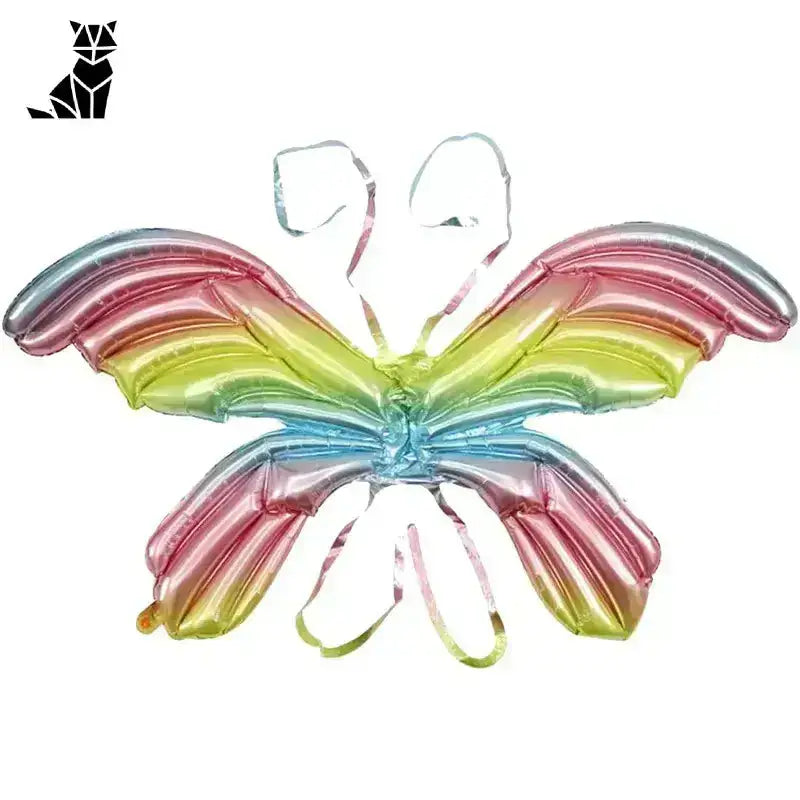 Zestaw Akcesoriów Motyl Urodzinowy dla Kota Tęcza Tęczowy Motyl Folia