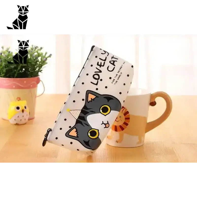 Zestaw do Przechowywania z Motywem Kota Kawaii Model 2